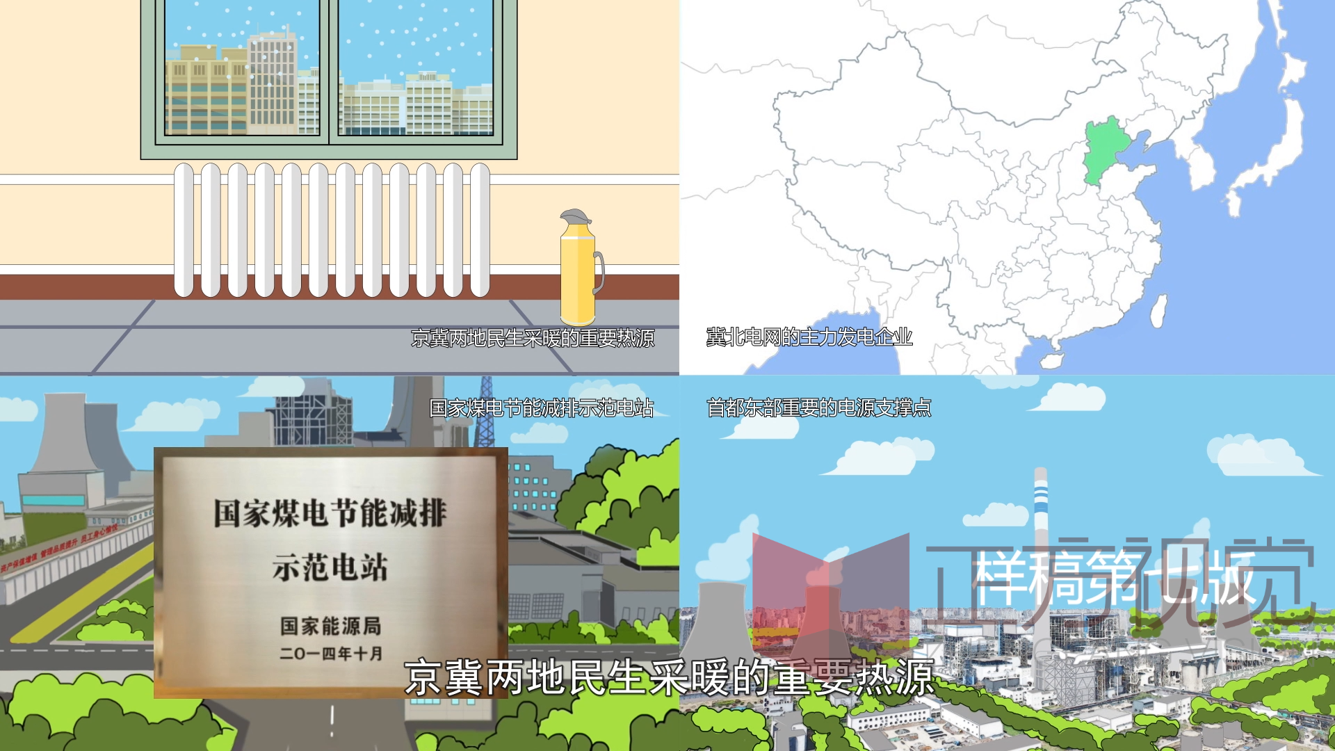 二维动画——三河电厂